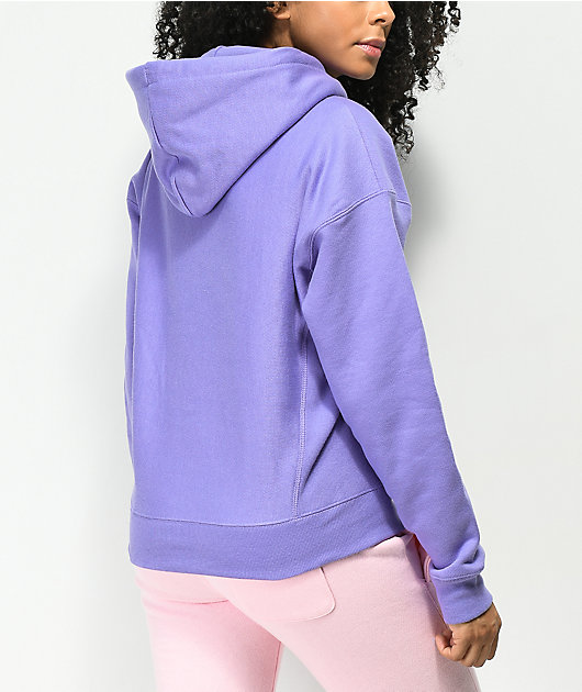 iris purple champion hoodie