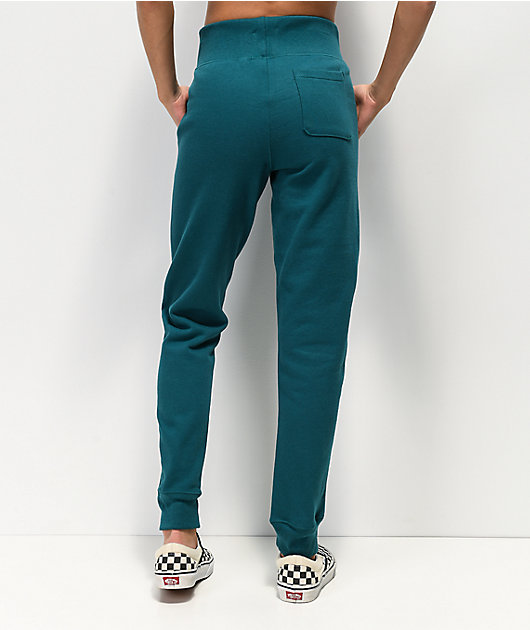 turquoise champion sweatpants
