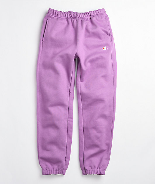 Champion Reverse Weave Lavender Sweatpants Zumiez