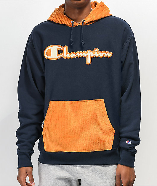 champion sweater orange 84