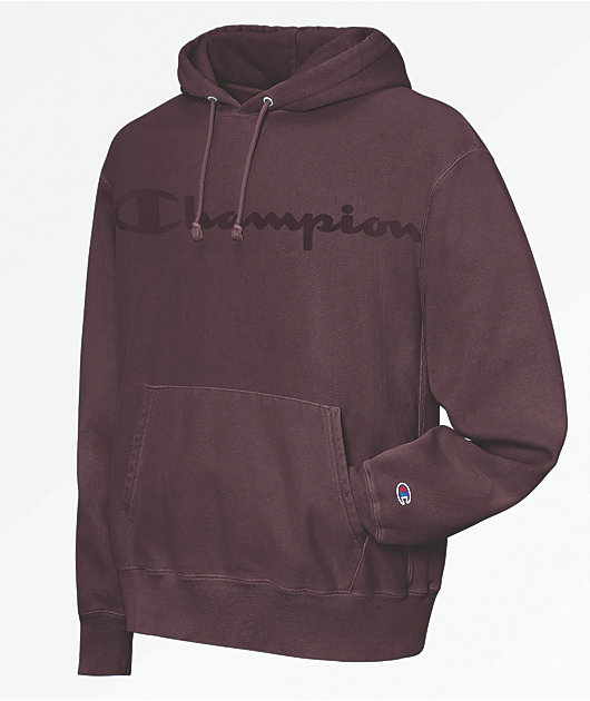 champion reverse weave maroon