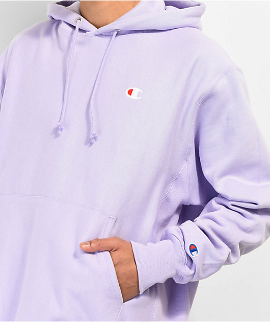 Champion Reverse Weave Small Lavender Hoodie