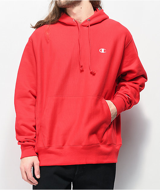 Champion Reverse Weave Small C Red 