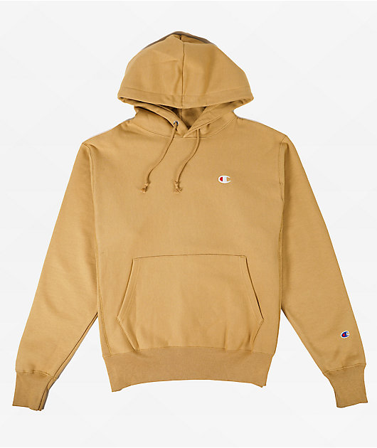 Champion reverse weave hoodie fashion beige