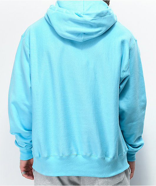 pastel blue champion hoodie