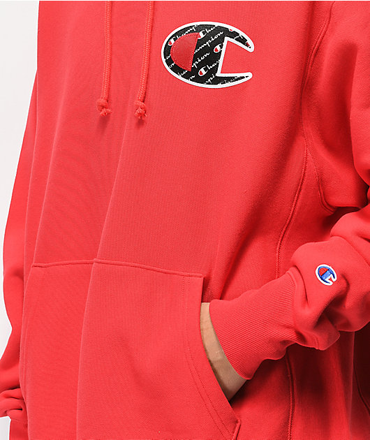 champion sublimated c heritage hoodie
