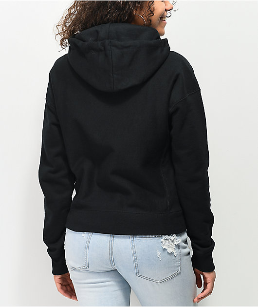 Champion Reverse Weave Three Color Black, Red & Grey Hoodie | Zumiez