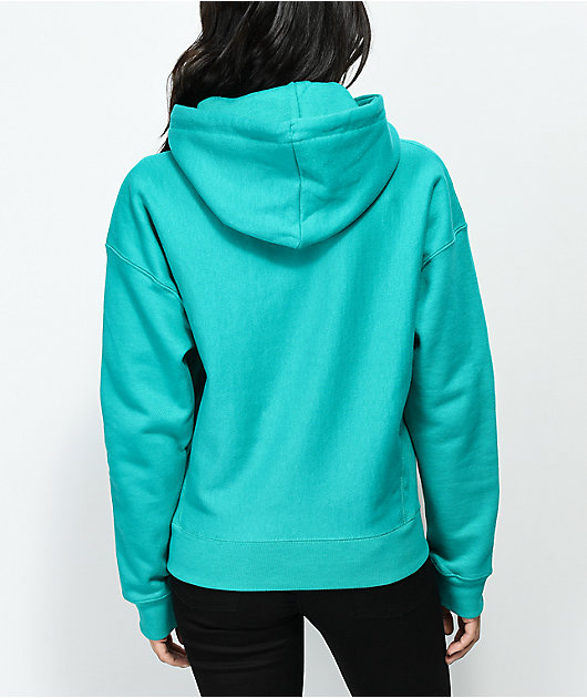 Champion reverse weave vivid teal hoodie online