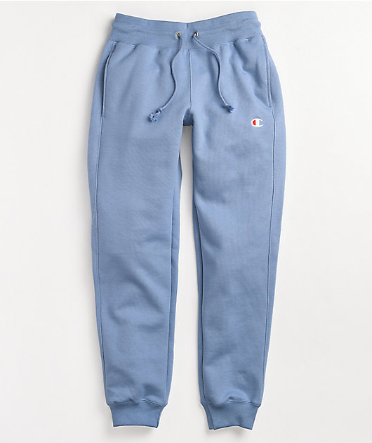 light blue champion pants