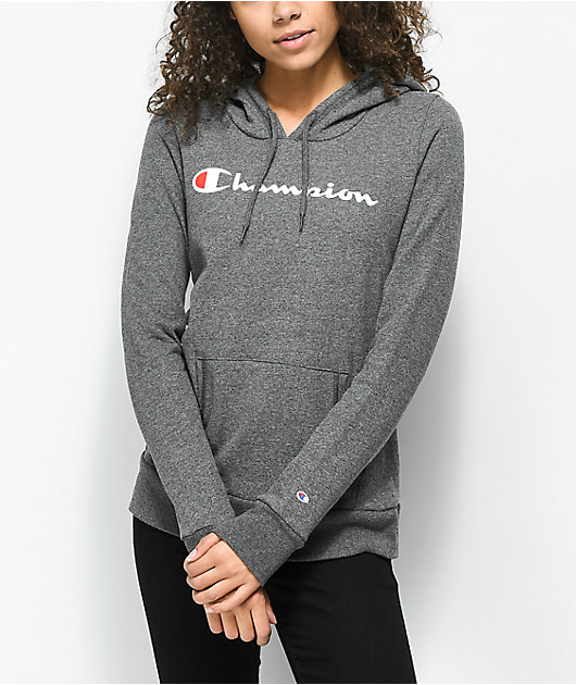 charcoal grey champion hoodie