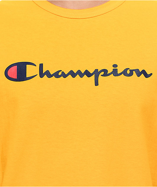 Champion Script Gold T-Shirt