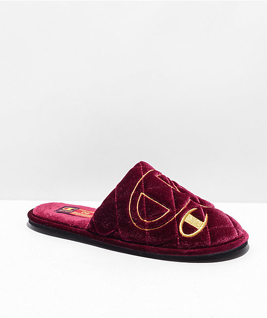 Champion slippers pink hot sale