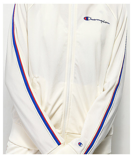 champion side stripe track jacket