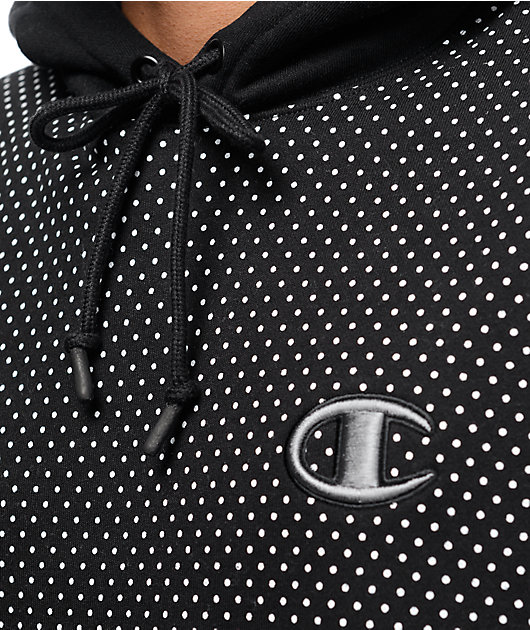polka dot champion hoodie