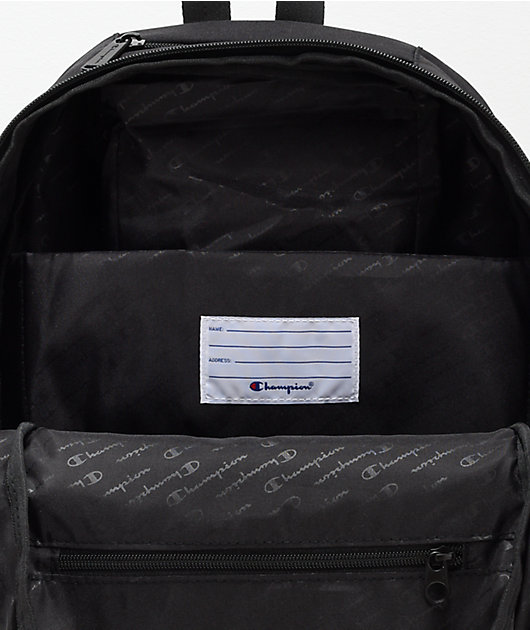 champion supercize 2.0 black backpack