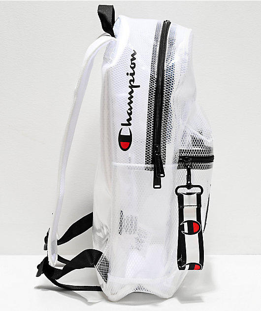 champion supercize 2.0 black & white backpack
