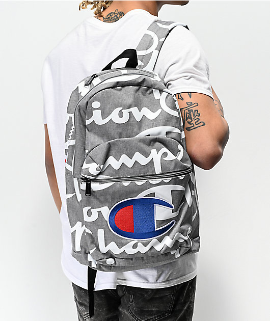 champion supercize logo script backpack
