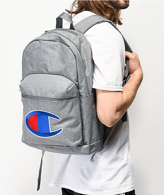 champion supercize grey backpack