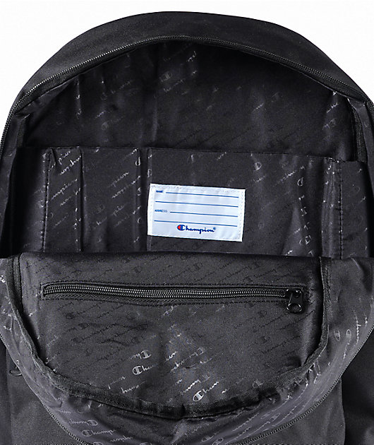 champion supercize 3.0 black backpack