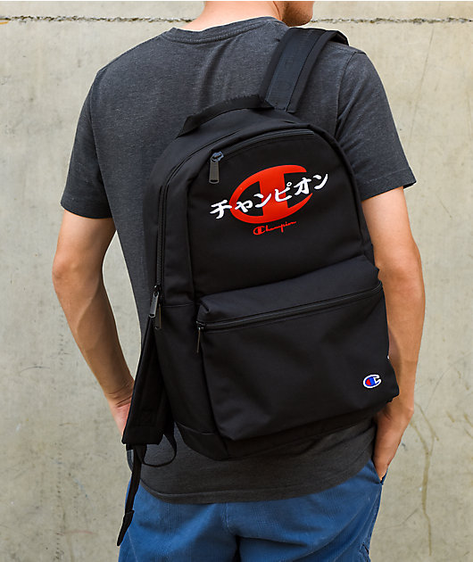 champion supercize backpack black