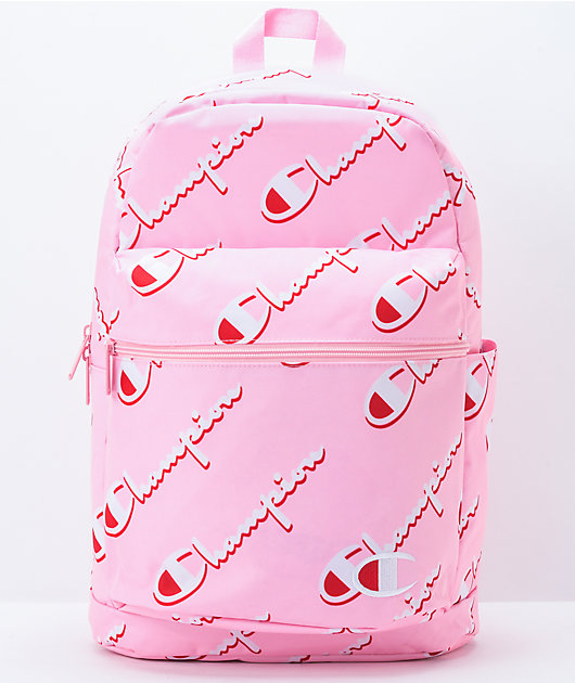 Champion Supercize Allover Repeat Pink Backpack Zumiez