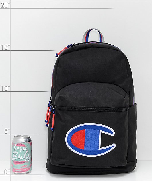 all black champion backpack