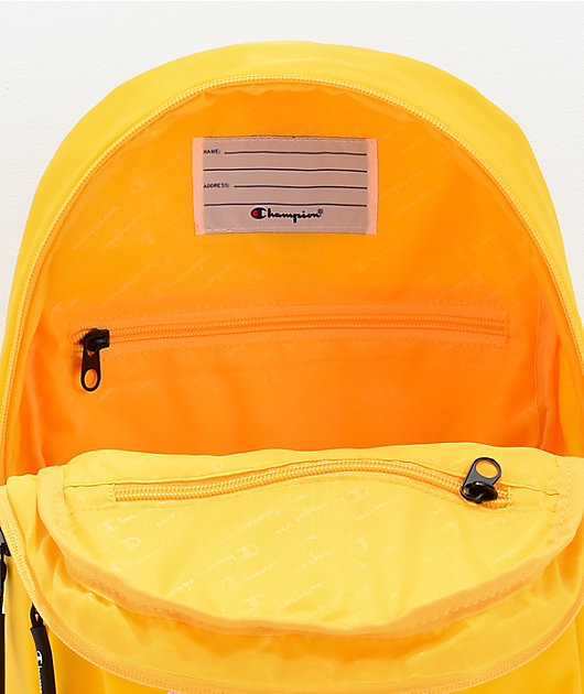 champion backpack mens yellow