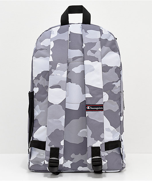 grey camo champion backpack