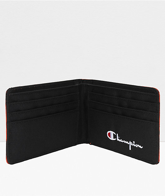 Champion Supercize Orange & Black Tie Dye Bifold Wallet | Zumiez