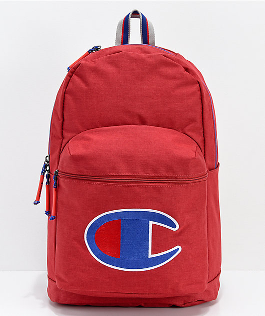 champion backpack mens red