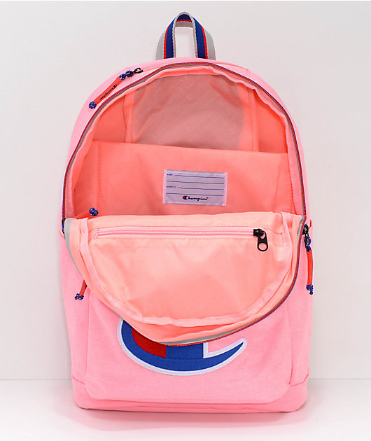 champion supercize pink backpack