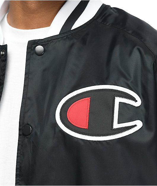 black champion bomber jacket