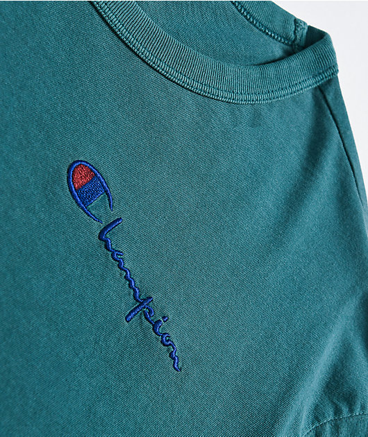 Champion Vintage Dye Green T-Shirt