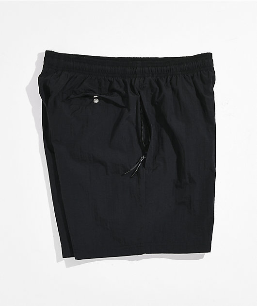 Champion Warm Up Black Nylon Shorts