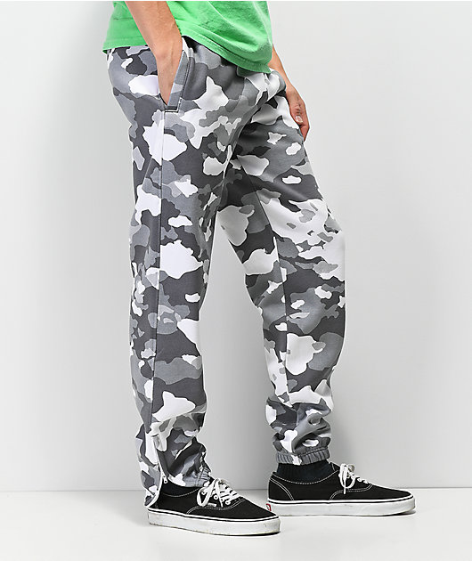 camouflage fleece sweatpants
