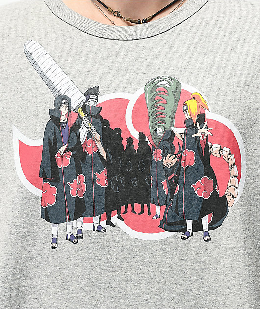 Champion x Naruto Akatsuki Group Grey T-Shirt