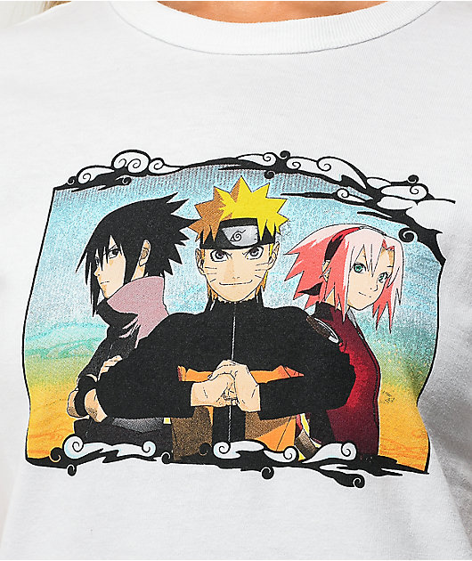 Champion x Naruto Shippuden Best Friends White T-Shirt