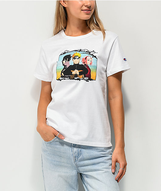 Sociologi vulkansk Stereotype Champion x Naruto Shippuden Best Friends White T-Shirt | Zumiez
