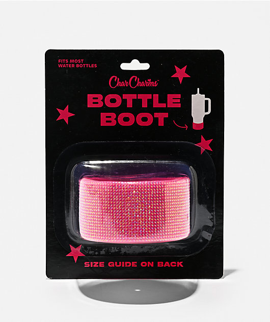 CharCharms Pink Rhinestone Bottle Boot