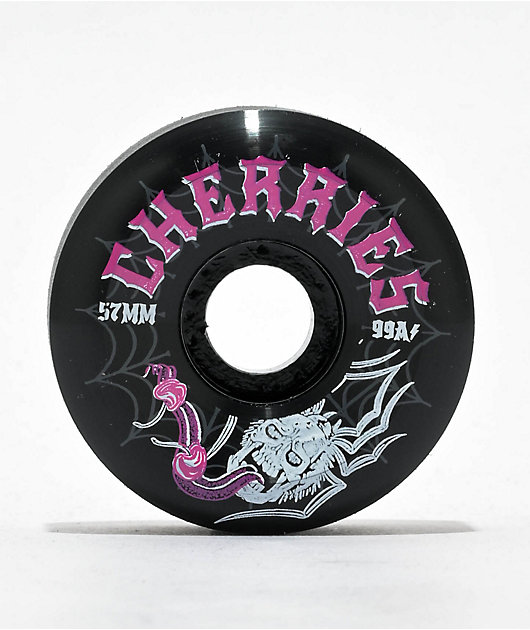 Cherries Wheels Spiders Black 57mm 99a Skateboard Wheels | Zumiez