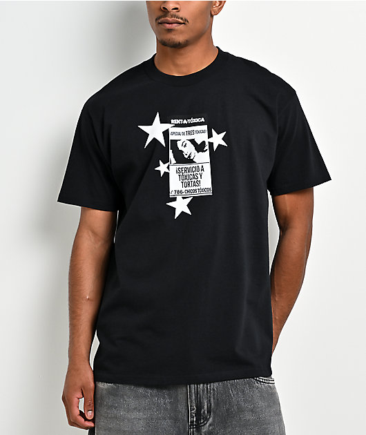 Chicos Toxicos Rent A Toxica Black T-Shirt