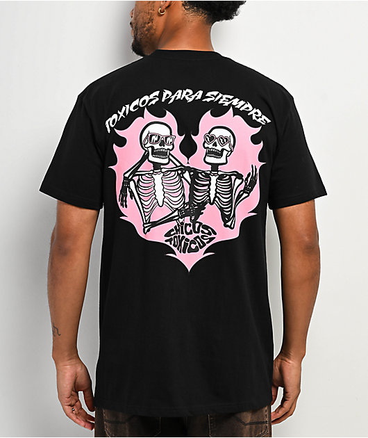 Chicos Toxicos Siempre Black T-Shirt