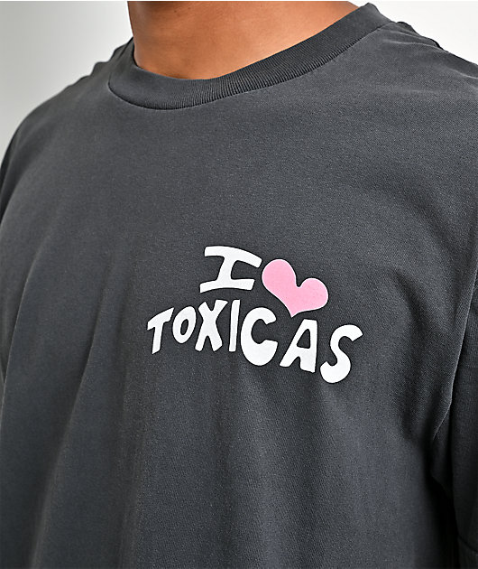 Chicos Toxicos Toxicas Black Wash T-Shirt