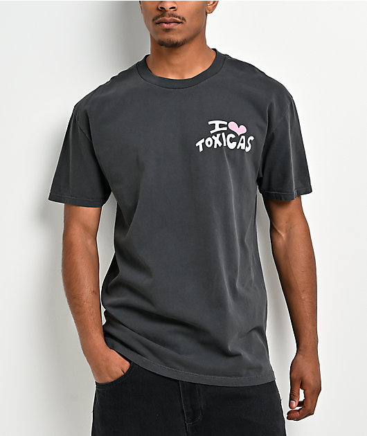 Chicos Toxicos Toxicas Black Wash T-Shirt
