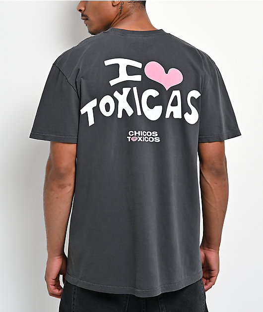 Chicos Toxicos Toxicas Black Wash T-Shirt