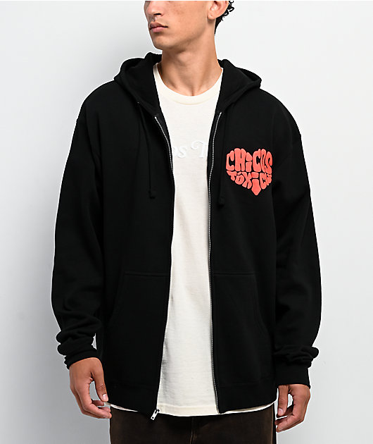 Chicos Toxicos Toxicas Have My Heart Black Zip Hoodie