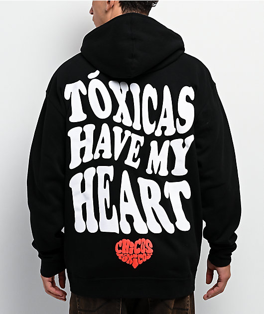 Chicos Toxicos Toxicas Have My Heart Black Zip Hoodie | Zumiez