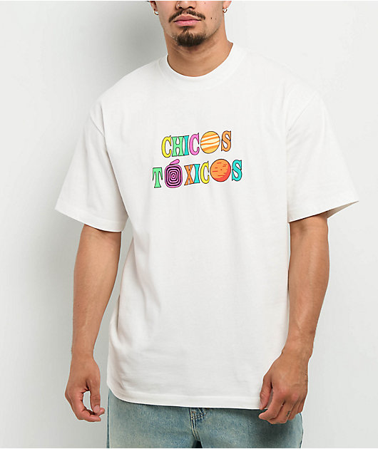 Chicos Toxicos Wish You Were My Toxica White T-Shirt