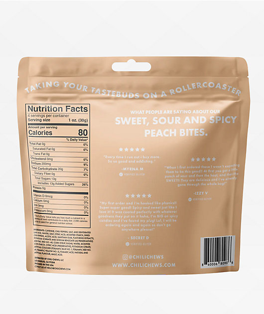 Chili Chews Peach Bites Candy