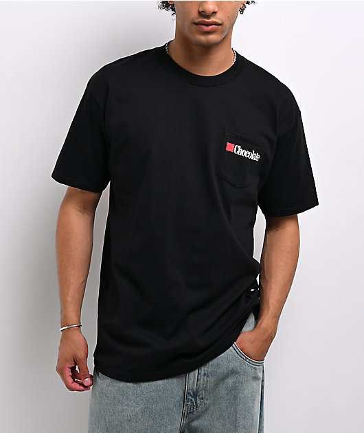 Chocolate Bandito Black Pocket T-Shirt